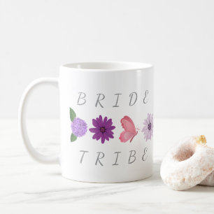 Bride Tribe Floral Bride Hen Do Gift  Coffee Mug