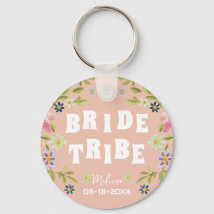 Bride Tribe Funny Bridesmaid Favour Gift Keychain