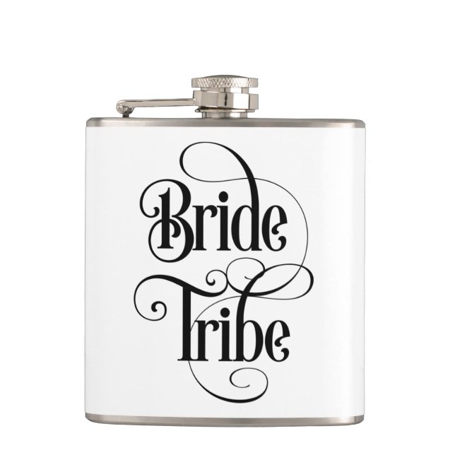 Bride Tribe  Hip Flask (Front)