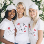 Bride Tribe Kiss the Miss Goodbye  T-Shirt<br><div class="desc">Bride Tribe Kiss the Miss Goodbye T-Shirt 
Matching items are available.</div>