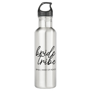 Bride Tribe Modern Bridesmaid Personalized 710 Ml Water Bottle