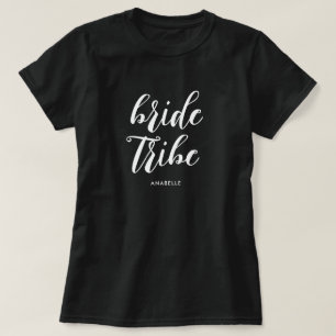 Bride Tribe Modern Minimalist Bachelorette Party T-Shirt