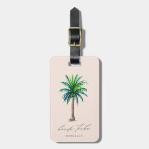 Bride Tribe Palm Tree Bachelorette Luggage Tag
