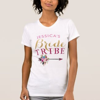 Bride Tribe Personalised Party Bridesmaids Tops
