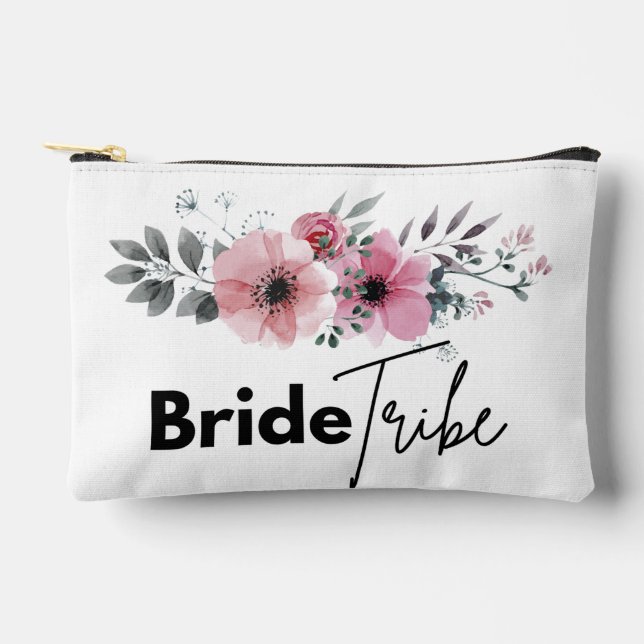 Bride Tribe Personalized Small Pouch (Front)