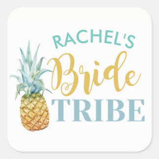 BRIDE Tribe Stickers Fête des mariées ananas Luau
