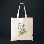 Bride Tribe Sunflower Eucalyptus Wedding Tote Bag<br><div class="desc">Every bridesmaid needs a tote! Treat your tribe to this cute sunflower tote and make them feel extra special.


artwork/graphics by ReachDreams.etsy.com</div>