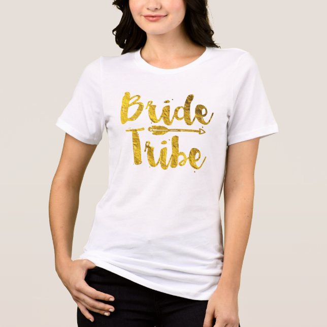 Bride Tribe Tri-Blend Shirt (Front)