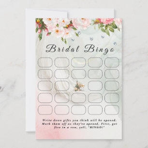 Bride Veil Before I Do Bridal Bingo Game Invitation