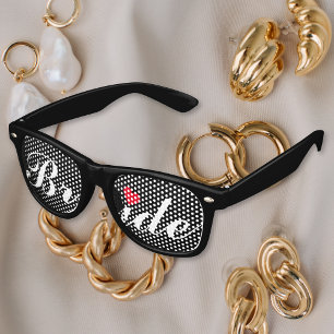 Bride Wedding Bachelorette Party Cool Black Shades