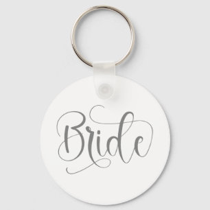 Bride Wedding Bachelorette Party Spooky Season Keychain