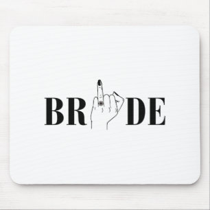 Bride Wedding Bridesmaid Squad Bachelorette Party Mouse Pad