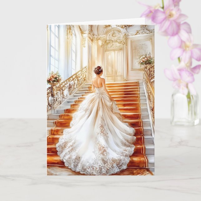 Bride Wedding Card (Orchid)