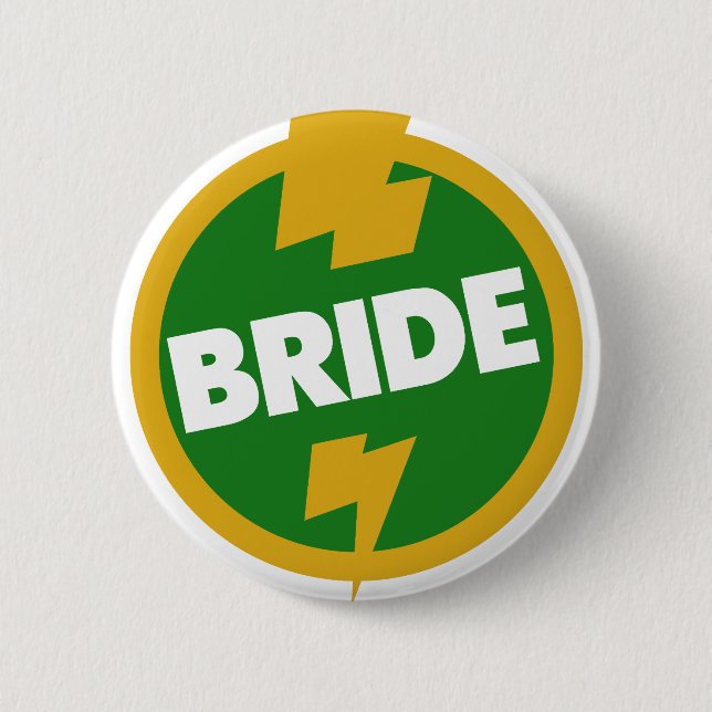 Bride Wedding - Dupree 2 Inch Round Button (Front)