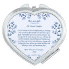 Bride Wedding Gift from Mom Something Blue Floral