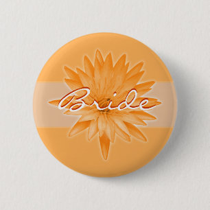 Bride wedding name tags - customizable badges 2 inch round button