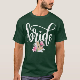 Bride Wedding Party Rehearsal Dinner Bride Squad  T-Shirt