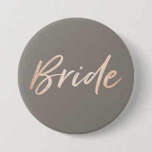 Bride Wedding Rehearsal 3 Inch Round Button