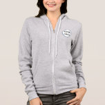 Bride Wifey Minimalist ADD YOUR LOGO HERE Hoodie<br><div class="desc">Bride Wifey Minimalist ADD YOUR LOGO HERE Hoodie.
You can customize it with your photo,  logo or with your text.  You can place them as you like on the customization page. Funny,  unique,  pretty,  or personal,  it's your choice.</div>