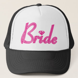 Bride with Bling - Pink Trucker Hat