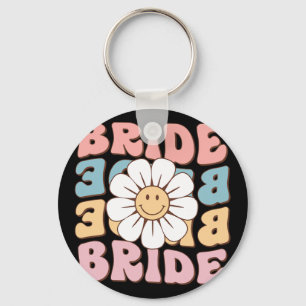 Bride Women Shirts Bride Bridal Bachelorette Party Keychain