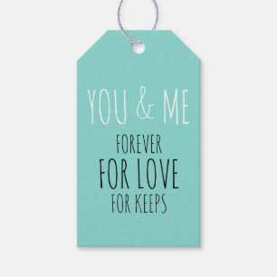 BRIDE You And Me Forever Wedding Suite Party Gift Tags
