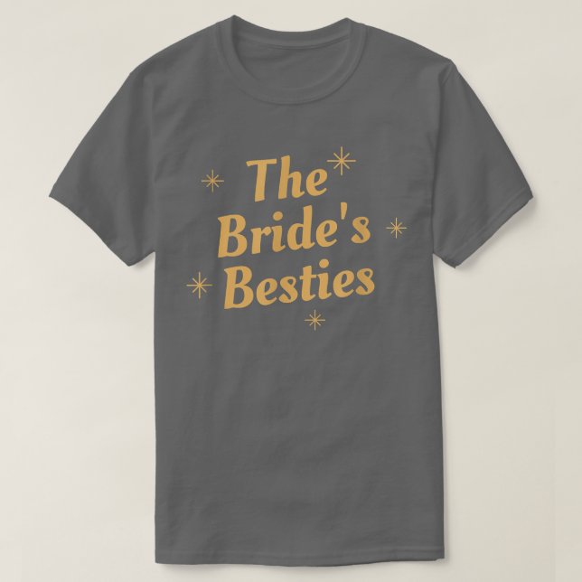Bride's Bestie tee  (Design Front)