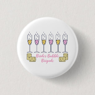 Bride's Brigade 1 Inch Round Button