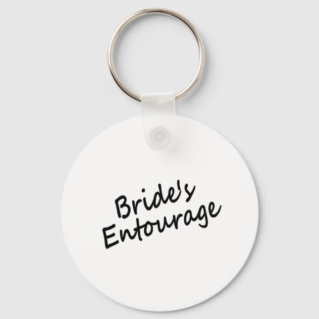 Bride's Entourage Keychain (Front)