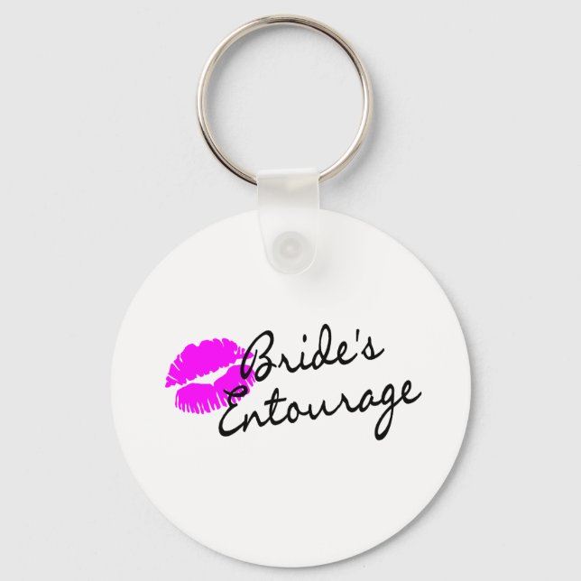 Brides Entourage (Kiss) Keychain (Front)