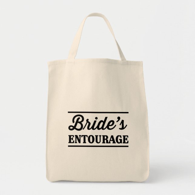 Bride's Entourage Tote Bag (Front)