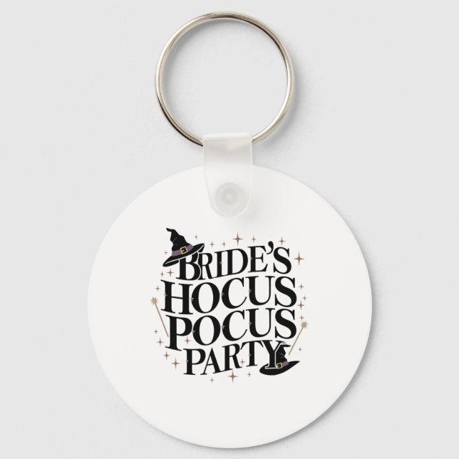 Bride's Hocus Pocus Party Bachelorette Halloween 1 Keychain (Front)