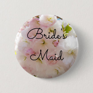 Bride's Maid Buttons Customize Pastel Weddings