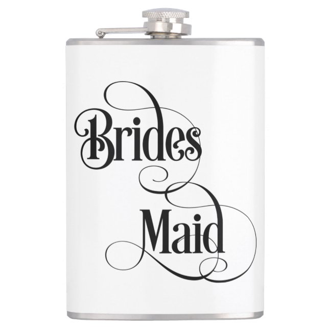 Brides Maid Hip Flask (Front)