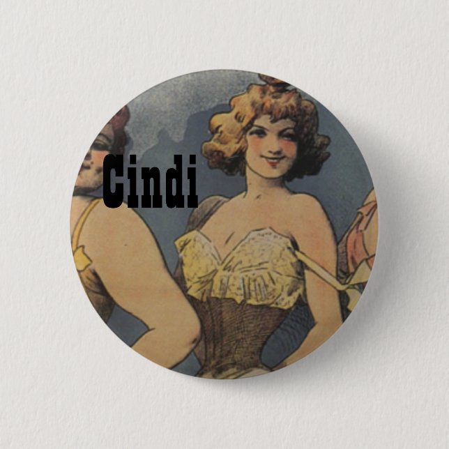 Bride's Maid Shower Favour 2 Inch Round Button (Front)