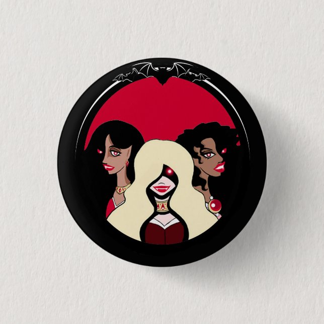 Brides of Dracula Colour Button (Front)