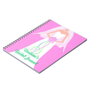 Bride's Personalized Journal Notebook
