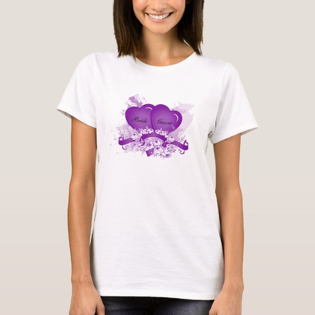 Bride's Personalized  T-Shirt Template (Front)