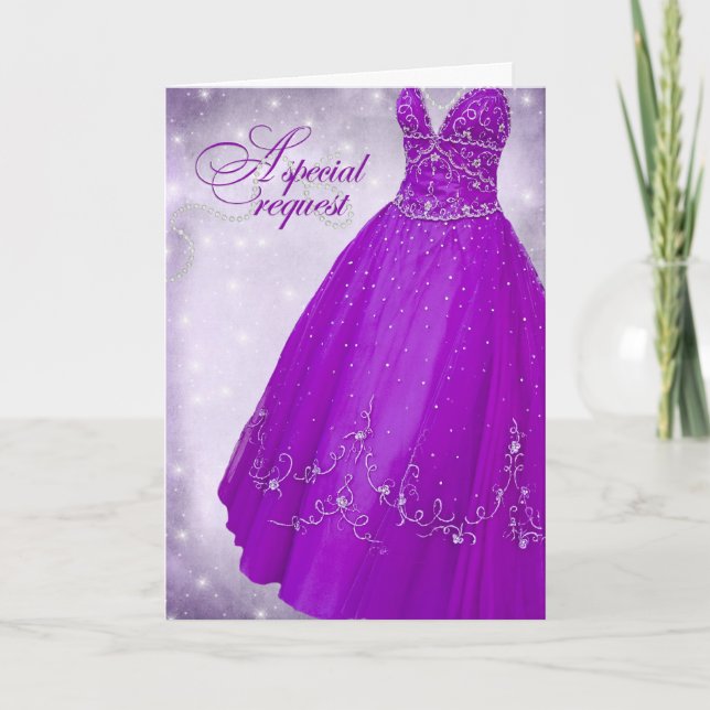 Bride's Request Invitation (Front)