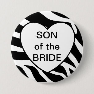 Brides Son 3 Inch Round Button