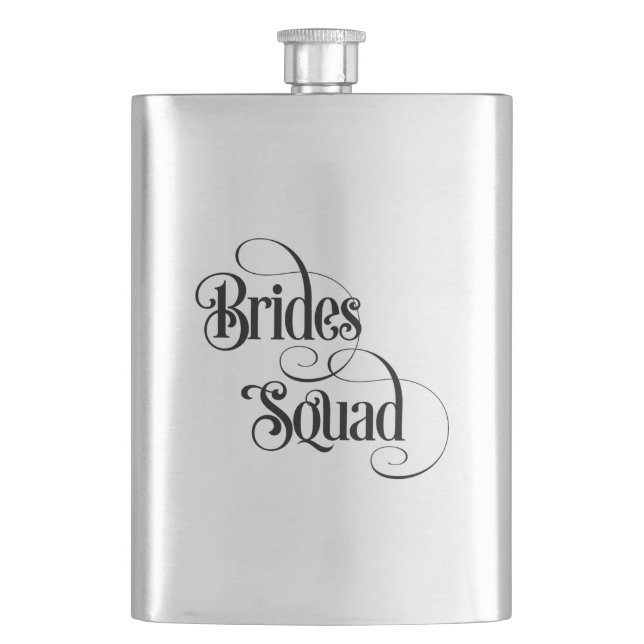 Brides Squad Hip Flask (Front)