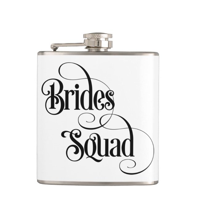 Brides Squad Hip Flask (Front)