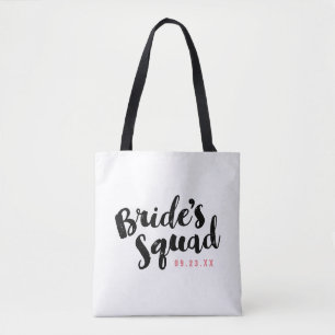 Bride's Squad Personalized Bridal Party Totes