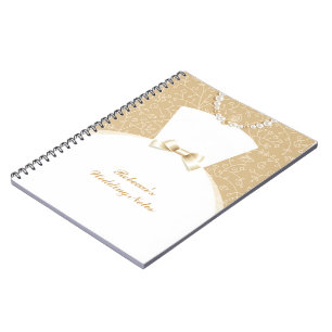 Bride's Wedding Journal Notebook