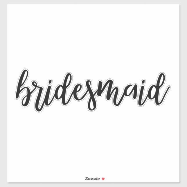 Bridesmaid (Sheet)