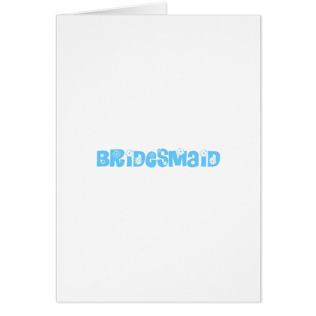Bridesmaid (Front)