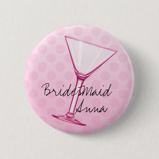 BridesMaid 2 Inch Round Button