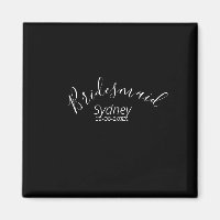 Bridesmaid bachelorette party add name modern 