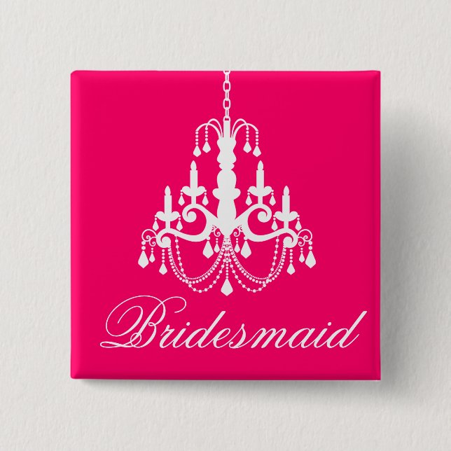Bridesmaid Bachelorette Party Button (Front)