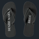 Bridesmaid Beach Wedding Bachelorette Bridal Party Flip Flops<br><div class="desc">Bridesmaid Beach Wedding Bachelorette Bridal Party Flip Flops</div>